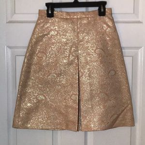 Pink and gold Tocca Bergdorf Goodman skirt
